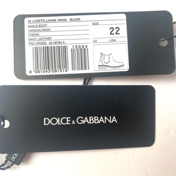 Dolce&Gabbana kids vintage effect ankle boots size EU 22 - Picture 7 of 8